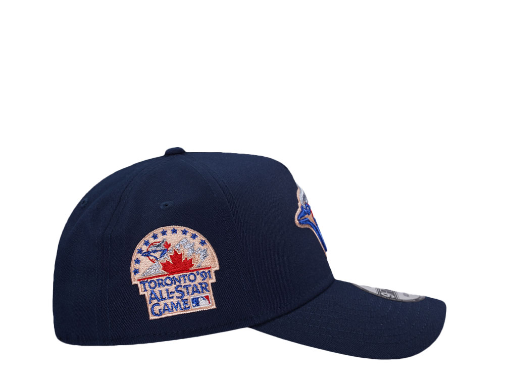 New Era Toronto Blue Jays All Star Game 1991 Navy Prime Edition 9Forty A Frame Snapback Hat