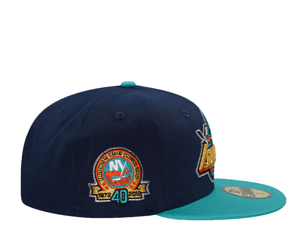 New Era New York Islanders 40th Anniversary Navy Two Tone Edition 59Fifty Fitted Hat
