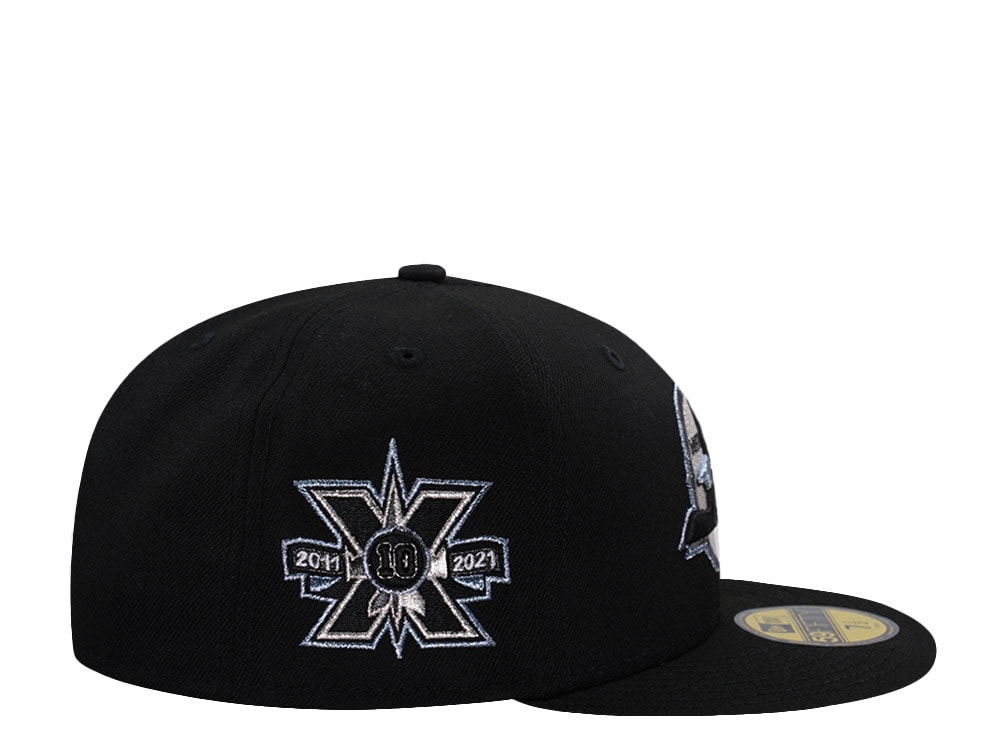 New Era Winnipeg Jets 10th Anniversary Black Prime Edition 59Fifty Fitted Hat