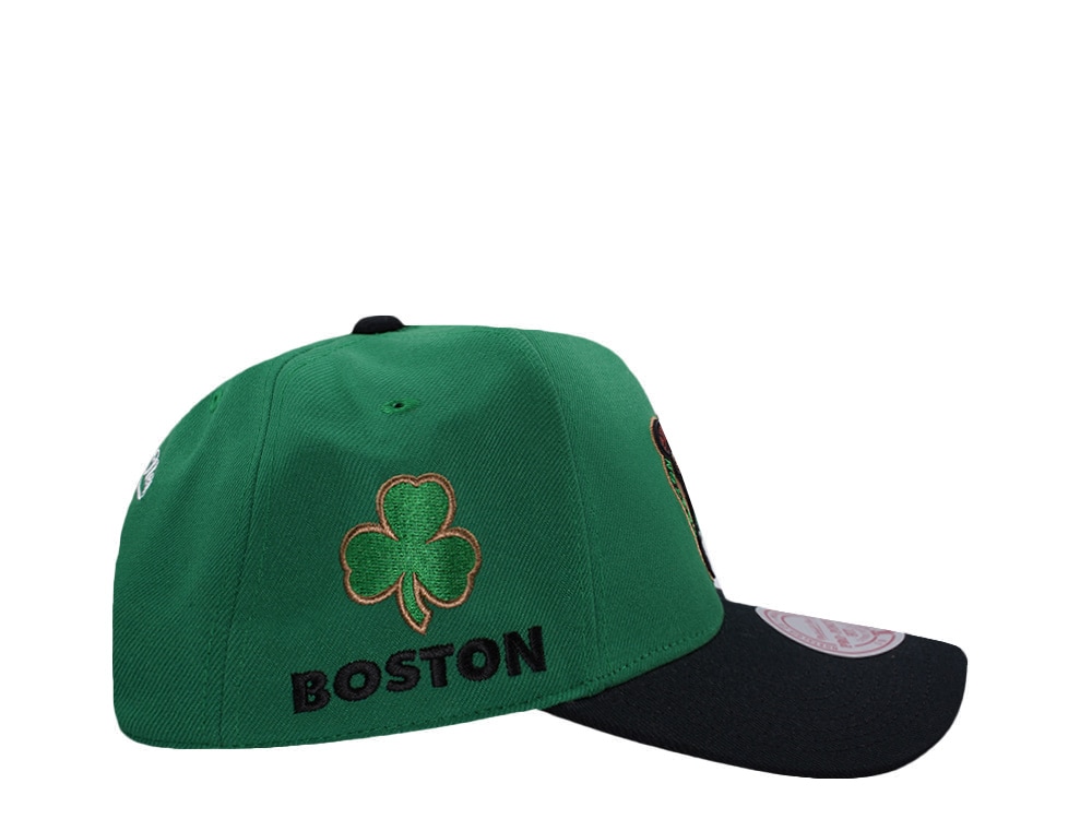 Mitchell & Ness Boston Celtics NBA In The City Green Edition Pro Pinch Fit Snapback Hat