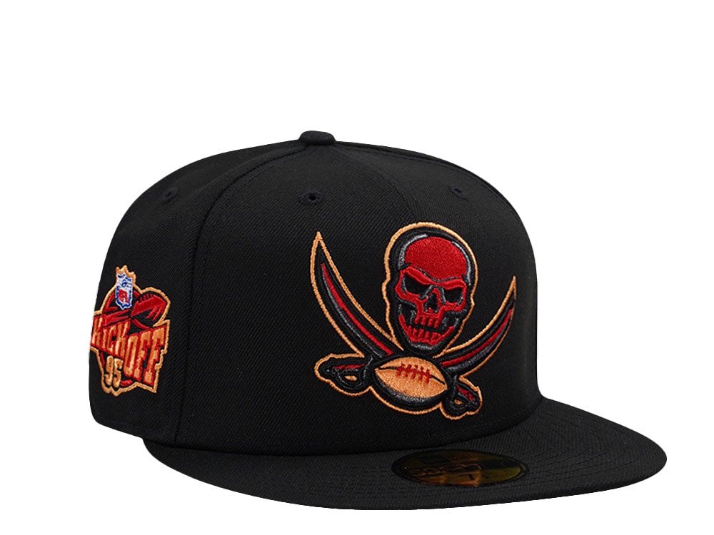 New Era Tampa Bay Buccaneers Kickoff Season 1995 Black Prime Edition 59Fifty Fitted Hat