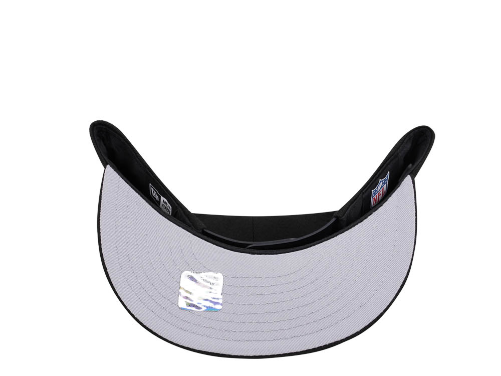New Era Seattle Seahawks Black Blue Detail Edition 9Fifty Snapback Hat