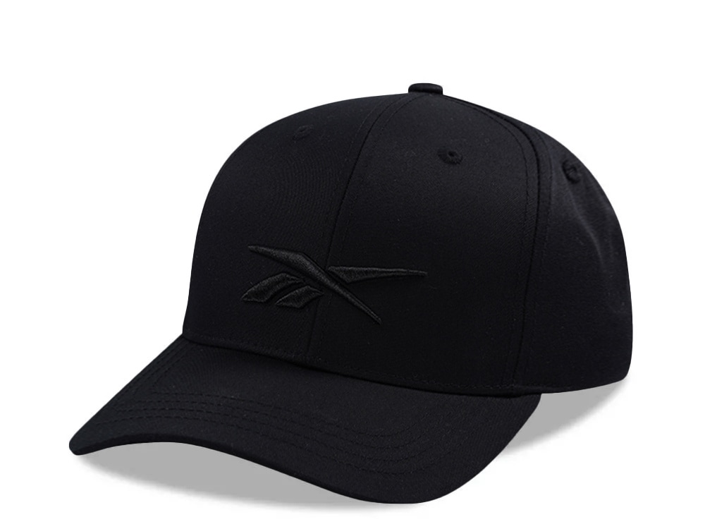 Reebok Logo Black Strapback Hat