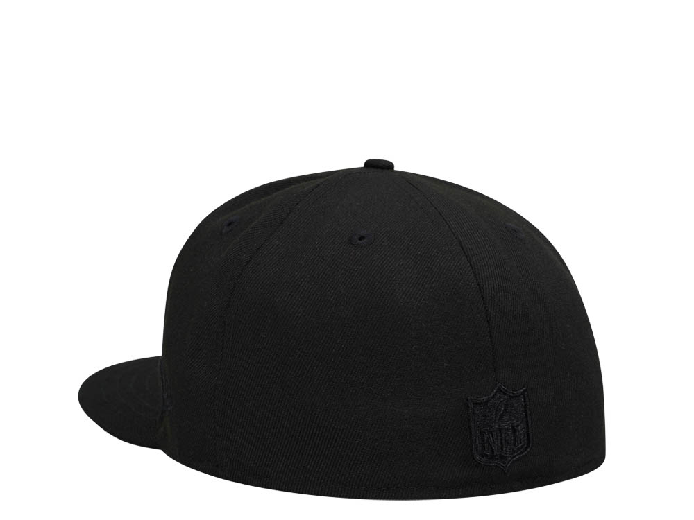 New Era Los Angeles Chargers All Black Edition 59Fifty Fitted Hat