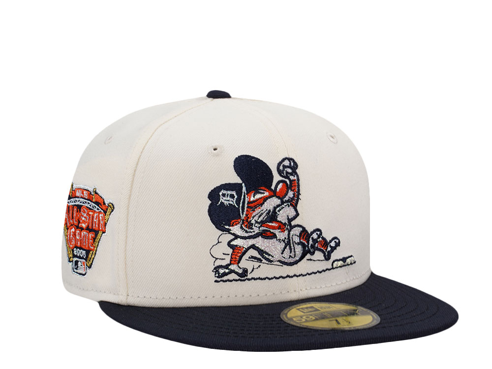 New Era Detroit Tigers All Star Game 2005 Chrome Two Tone Edition 59Fifty Fitted Hat