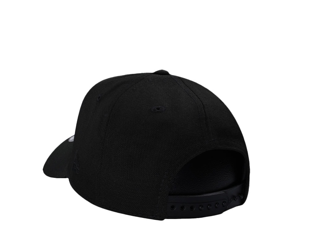 New Era Oakland Athletics 50th Anniversary Black On Black 9Forty A Frame Snapback Hat