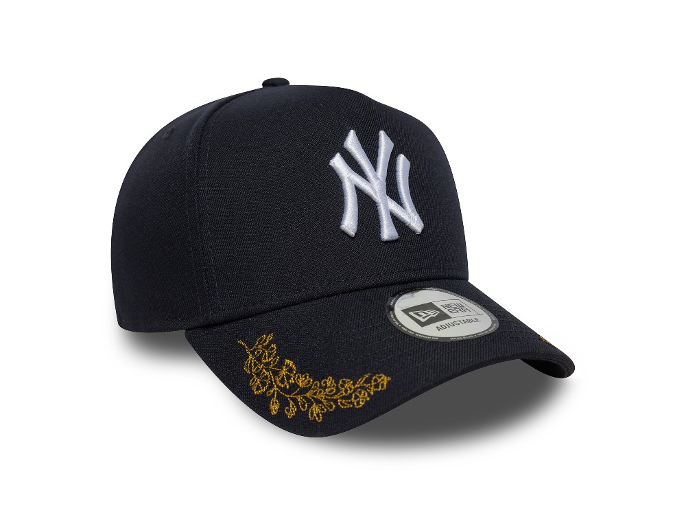 New Era New York Yankees Tonal Icon Navy 9Forty A Frame Snapback 
