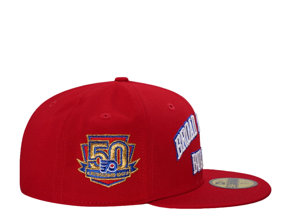 New Era Philadelphia Flyers 50th Anniversary Broad Street Bullies Colorflip Edition 59Fifty Fitted Hat