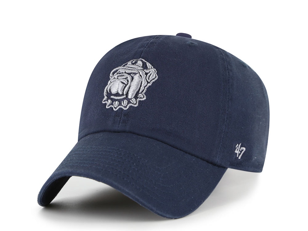 47 Brand Georgetown Hoyas Navy Clean Up Strapback Hat
