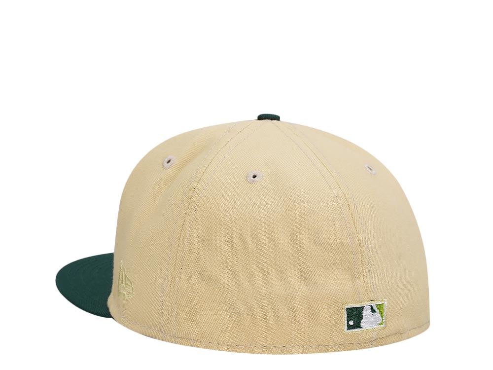 New Era San Diego Padres 25th Anniversary Vegas Gold Two Tone Throwback Edition 59Fifty Fitted Hat