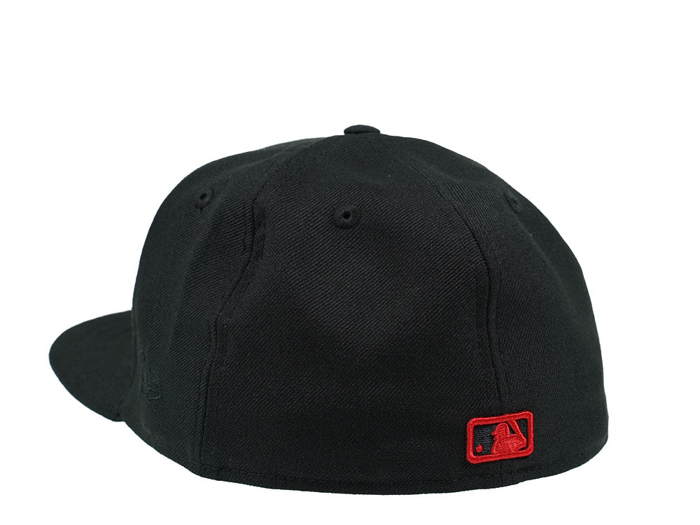 New Era Atlanta Braves Black and Red Edition 59Fifty Fitted Hat