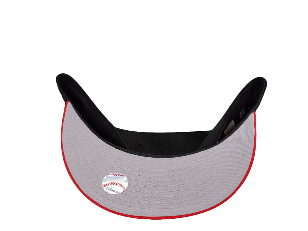 New Era Texas Rangers World Series Champions 2023 Liquid Titanium Two Tone Edition 59Fifty Fitted Hat