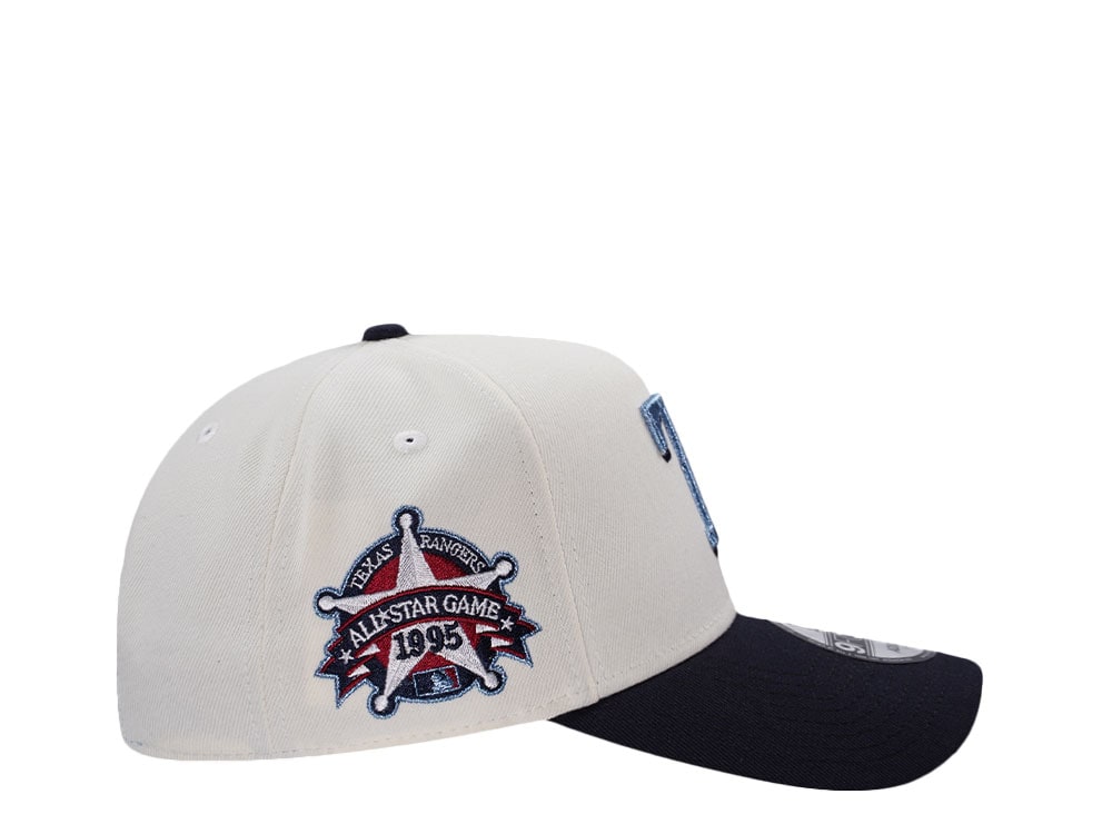 New Era Texas Rangers All Star Game 1995 Chrome Two Tone Edition 9Forty A Frame Snapback Hat