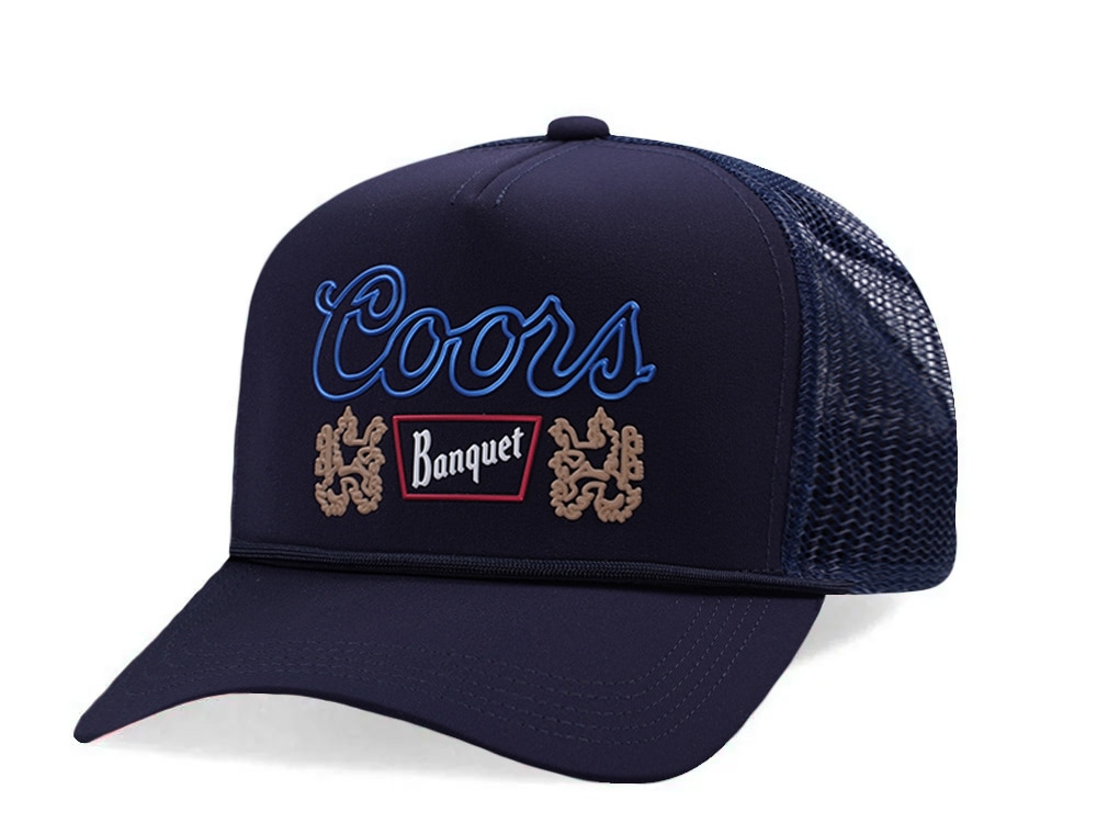 American Needle Coors Fremont Navy Edition Trucker Snapback Hat