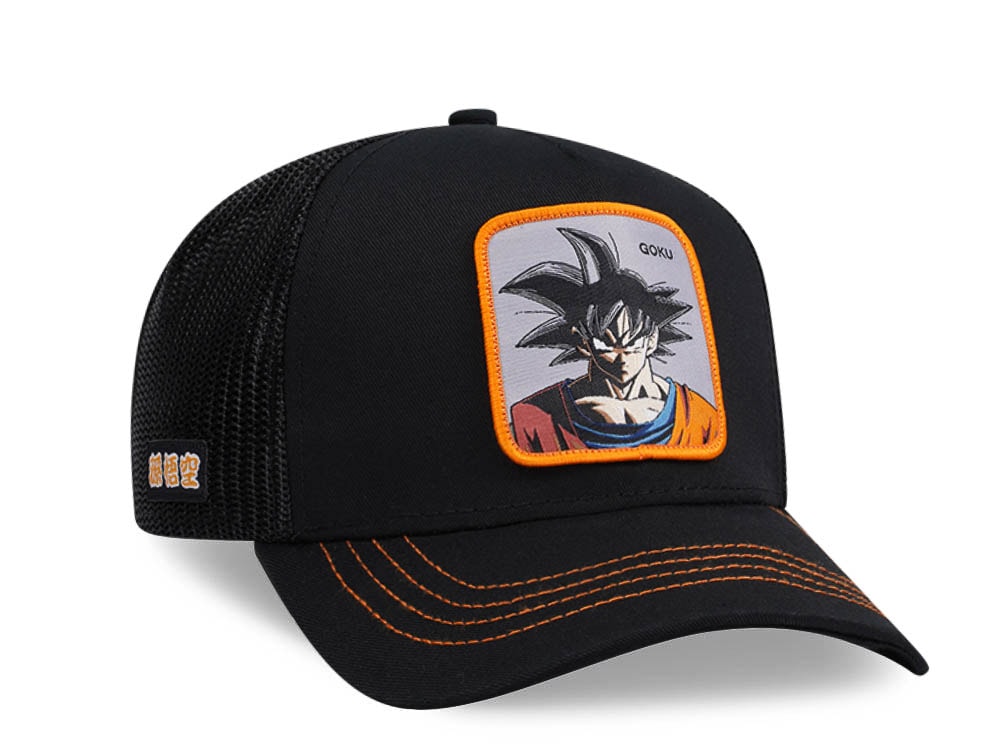 Capslab Dragon Ball Z Goku Black/Orange Trucker Snapback Hat