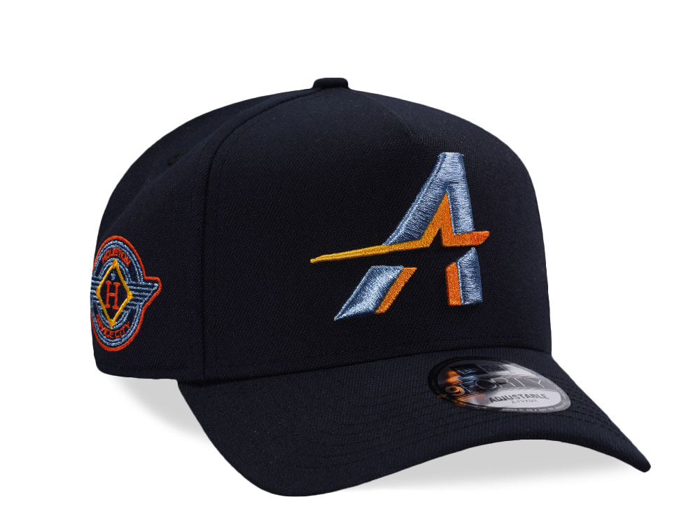 New Era Houston Astros Space City Navy Prime Edition 9Forty A Frame Snapback Hat