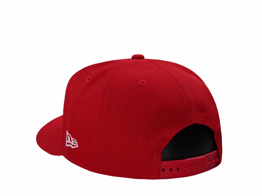 New Era Chicago White Sox Comiskey Park Scarlet Prime Edition 9Fifty A Frame Snapback Hat