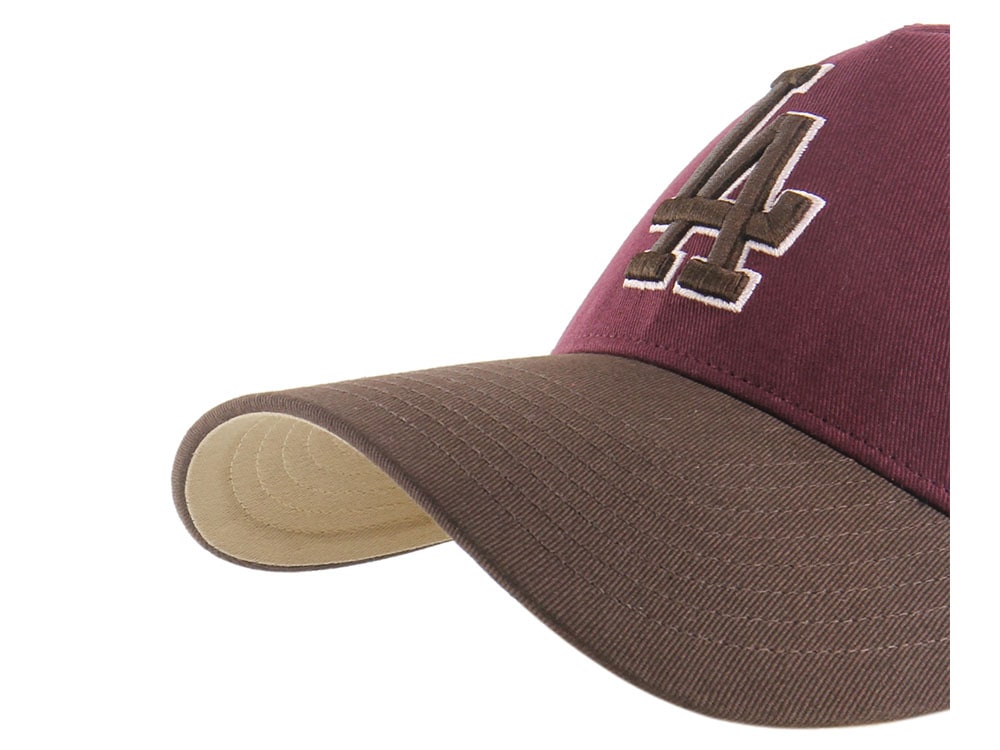 47Brand Los Angeles Dodgers Cooperstown Dark Maroon Edition MVP Snapback Hat