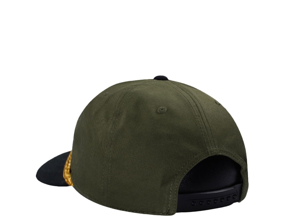 American Needle ACDC Roscoe Army Green Snapback Hat