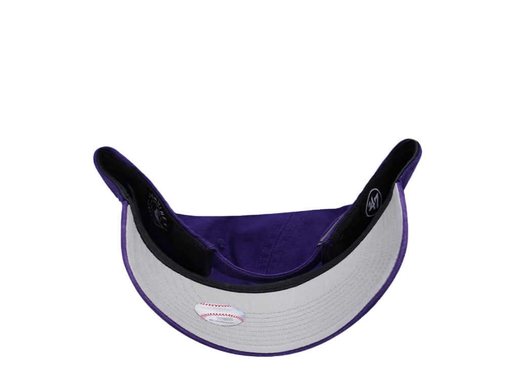 47Brand New York Yankees Purple Base Runner Clean up Strapback Hat