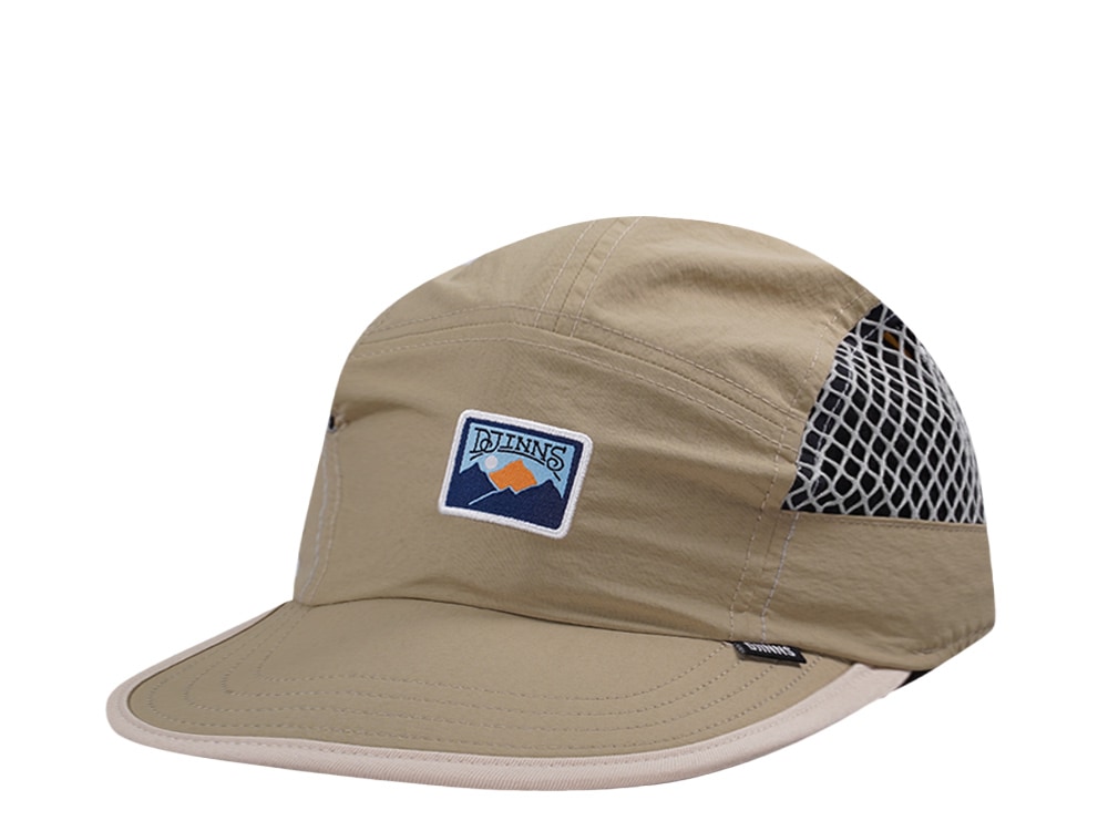 Djinns 5 Panel Sand Big Net Mountain Strapback Hat