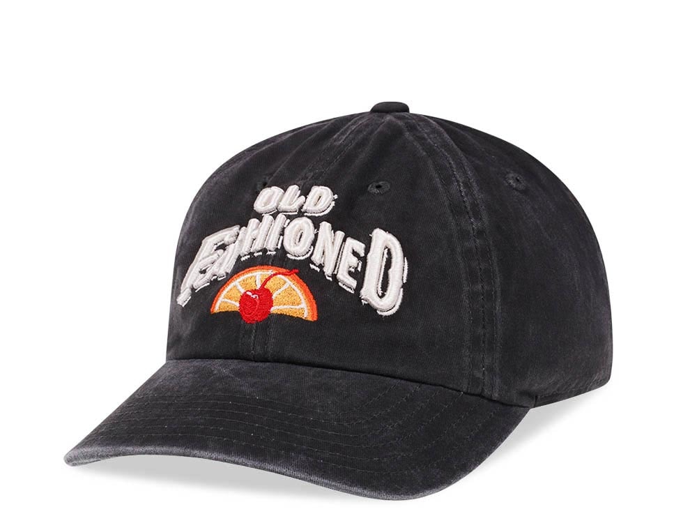 American Needle Old Fashion Archive Cocktail Black Dad  Strapback Hat