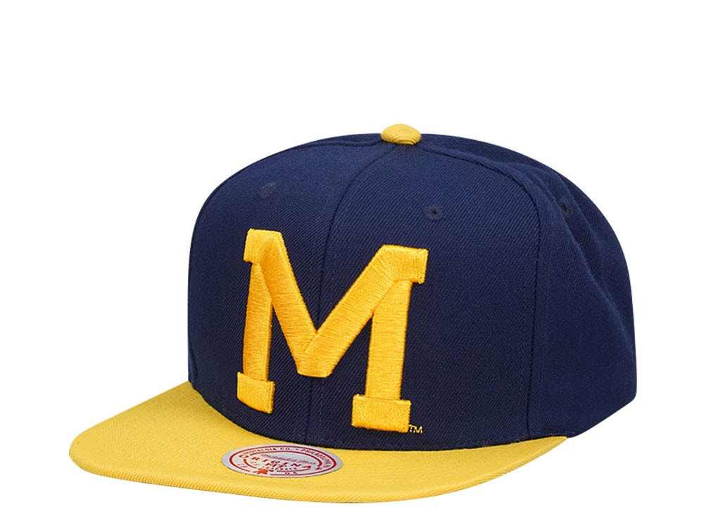 Mitchell & Ness University of Michigan Team Two Tone 2.0 Snapback Hat