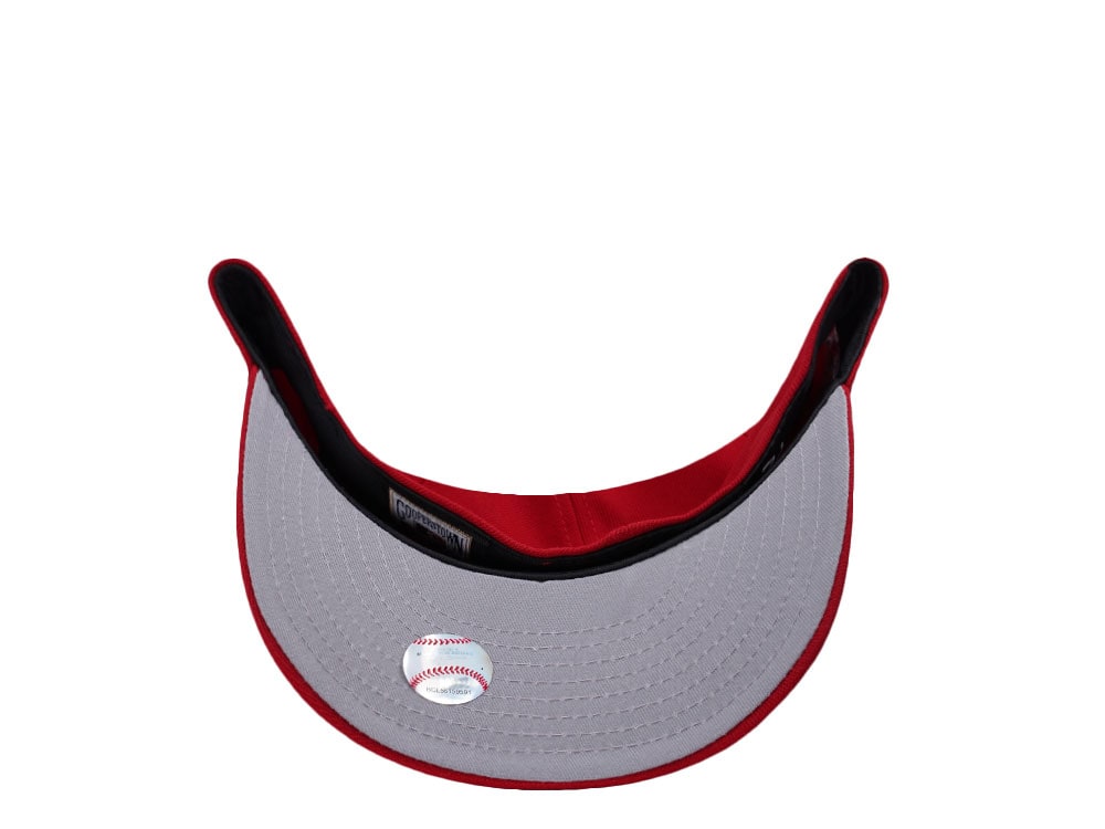 New Era New York Yankees World Series 1999 Scarlet Prime Edition 59Fifty Pre Curved Fitted Hat