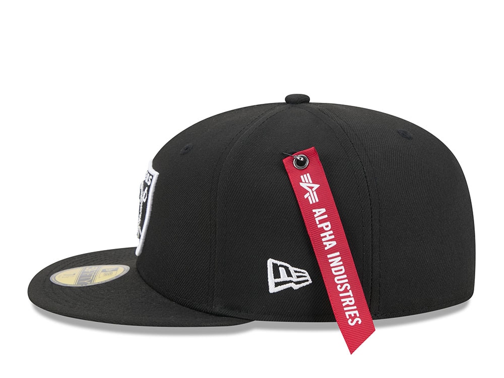 New Era Alpha Industries Las Vegas Raiders Navy Prime Edition 59Fifty Fitted Hat