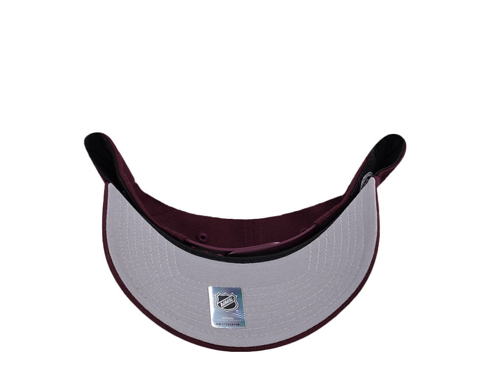 New Era Anaheim Ducks 30th Anniversary Maroon Prime Edition 9Forty A Frame Snapback Hat