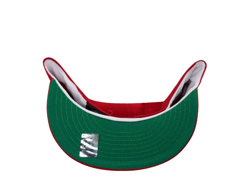 New Era Detroit Red Wings 100th Anniversary Scarlet Farewell Edition 59Fifty Fitted Hat