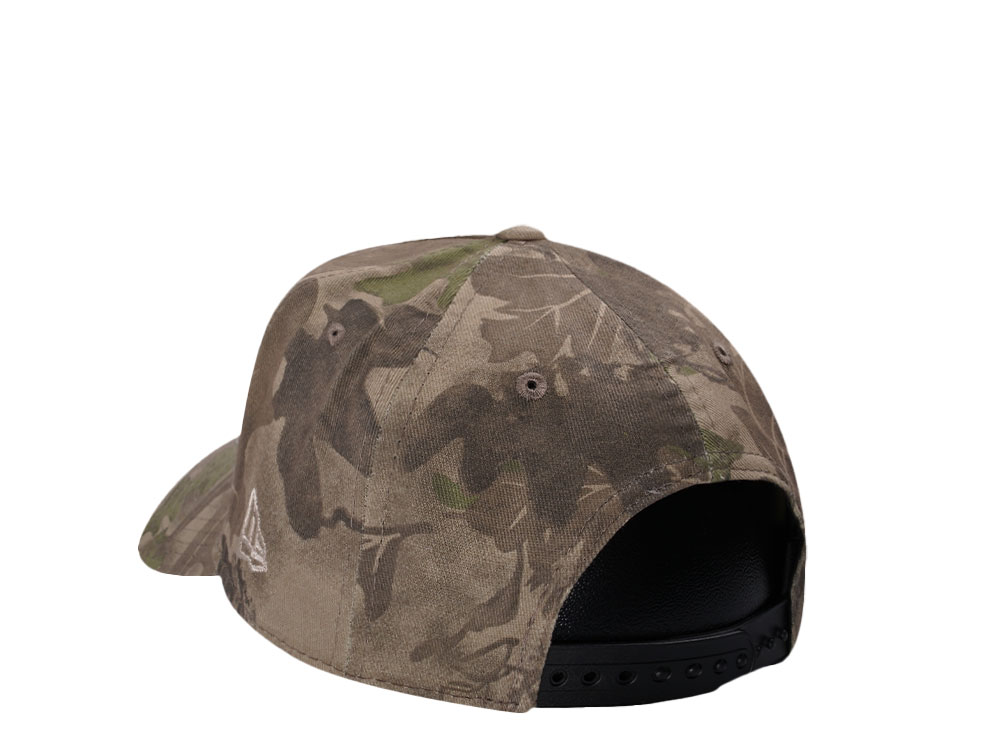 New Era Baltimore Orioles Leaf Camo Copper 9Forty A Frame Snapback Hat