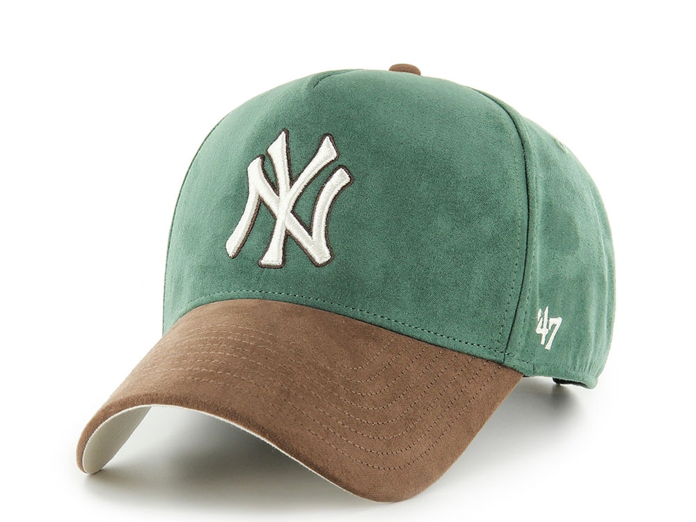 47Brand New York Yankees Dark Green Ultrasuede Edition MVP Strapback Hat