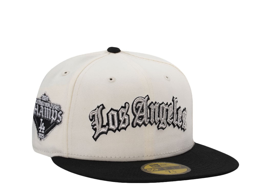 New Era Los Angeles Dodgers World Series 2025 Chrome Two Tone Edition 59Fifty Fitted Hat