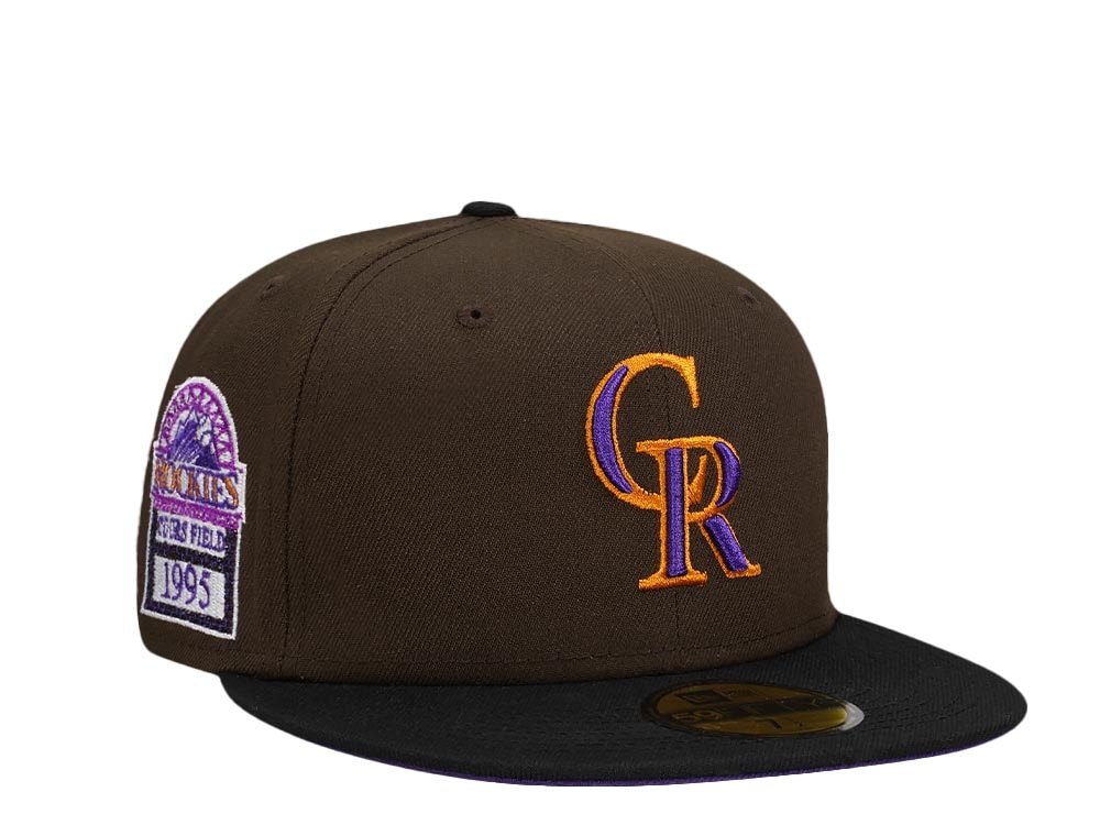 New Era Colorado Rockies Coors Field 1995 Chocolate Two Tone Prime Edition 59Fifty Fitted Hat