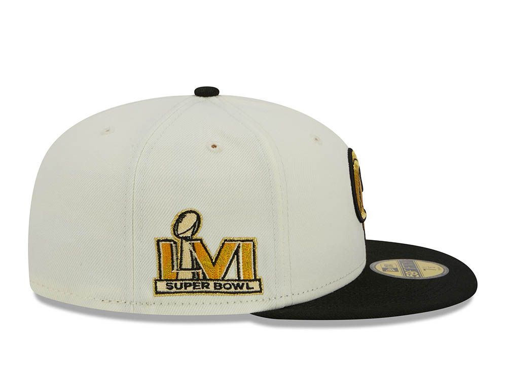 New Era Los Angeles Rams Super Bowl LVI Two Tone City Icon 59Fifty Fitted Hat
