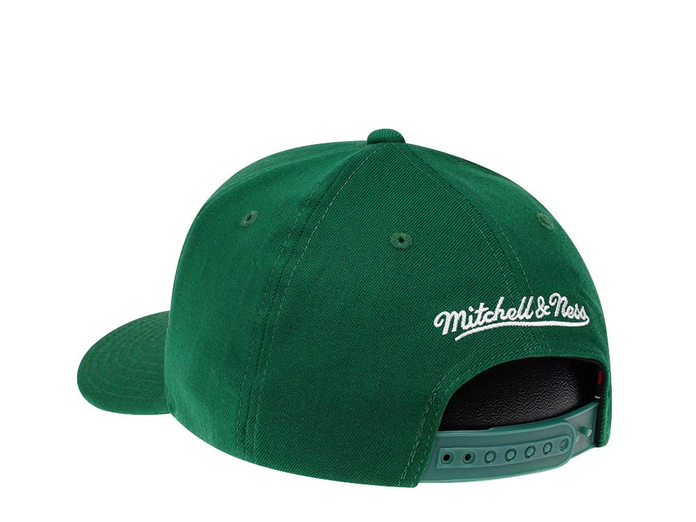 Mitchell & Ness Boston Celtics Team Ground Red Line Solid Flex Snapback Hat
