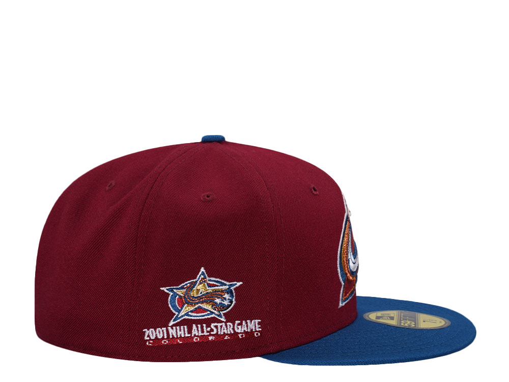 New Era Colorado Avalanche All Star Game 2001 Two Tone Prime Edition 59Fifty Fitted Hat