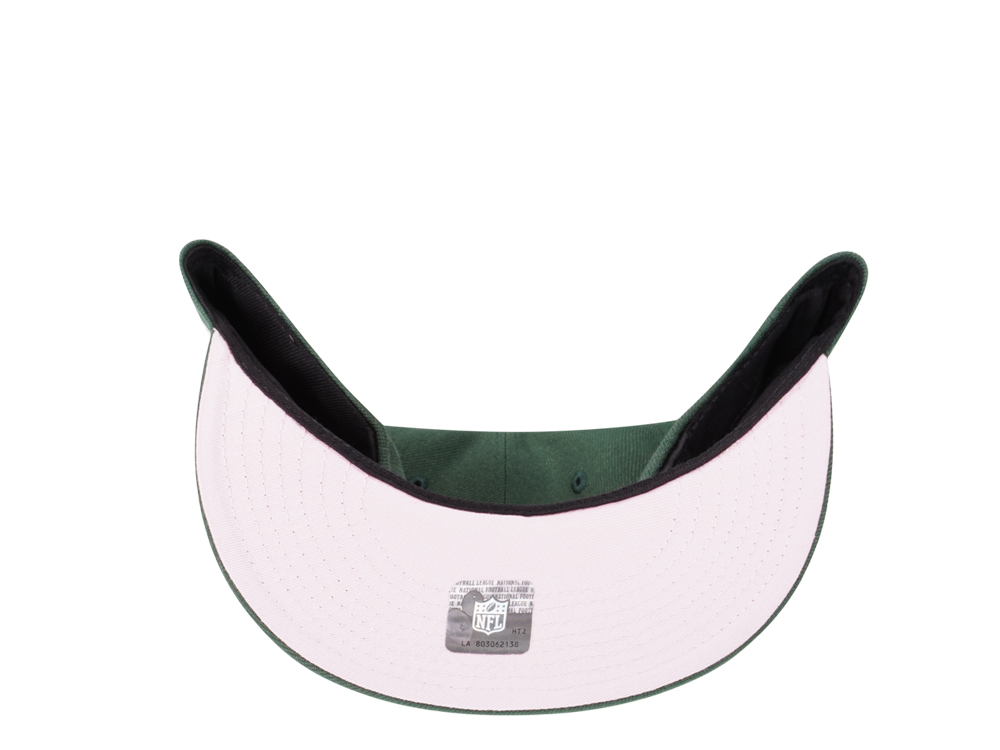 New Era Green Bay Packers Green Chainstitchheart Edition 59Fifty Fitted Hat