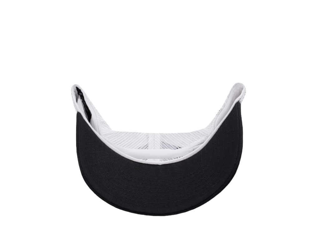 Brixton MFG Co Black and White Trucker Snapback Hat