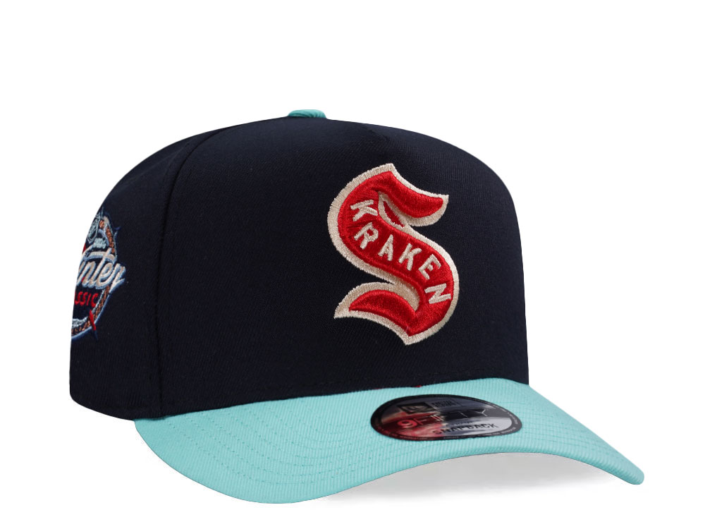 New Era Seattle Kraken Winter Classic 2024 Two Tone Edition 9Fifty A Frame Snapback Hat