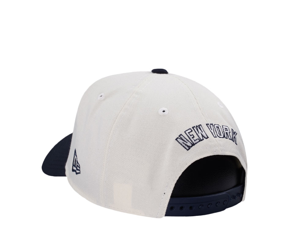 New Era New York Yankees World Series 2000 Chrome Two Tone Edition 9Forty A Frame Snapback Hat