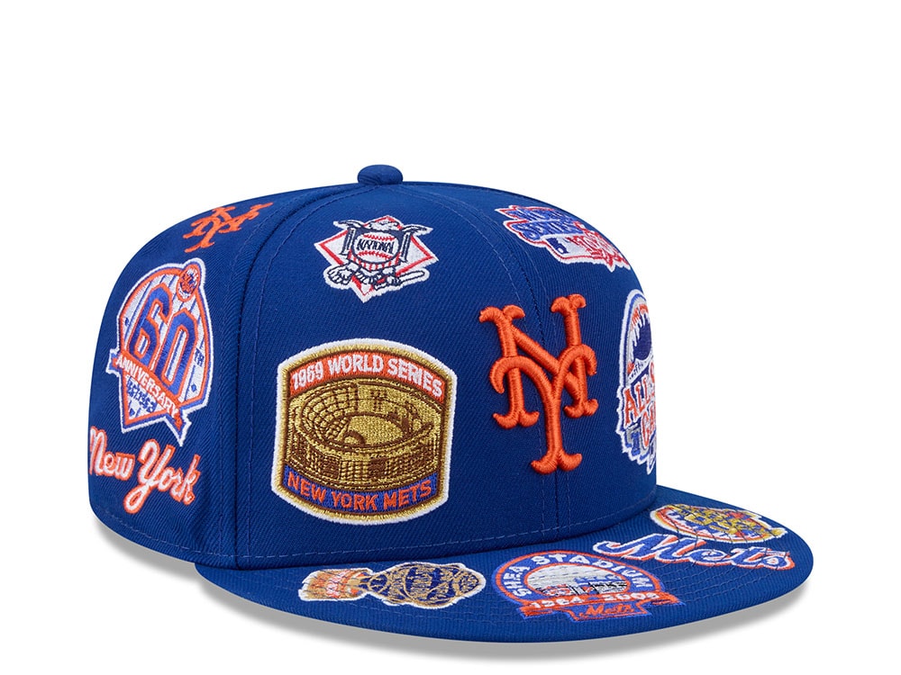 New Era New York Mets All Over Blue Edition 59Fifty Fitted Hat