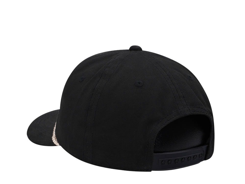 American Needle Yellowstone National Park Canvas Black Snapback Hat