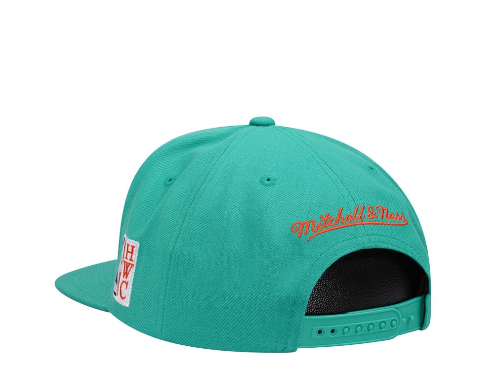 Mitchell & Ness San Antonio Spurs Desert Green Hardwood Classic All Star Weekend Snapback Hat