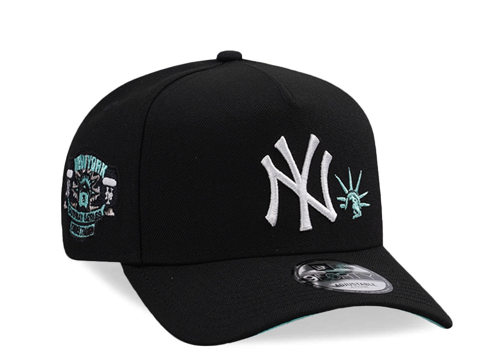 New Era New York Yankees Subway Series Black Prime Edition 9Forty A Frame Snapback Hat