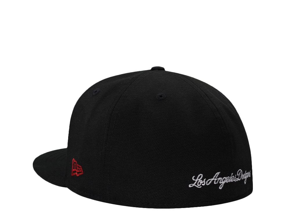 New Era Los Angeles Dodgers 60th Anniversary Black Prime Edition 59Fifty Fitted Hat