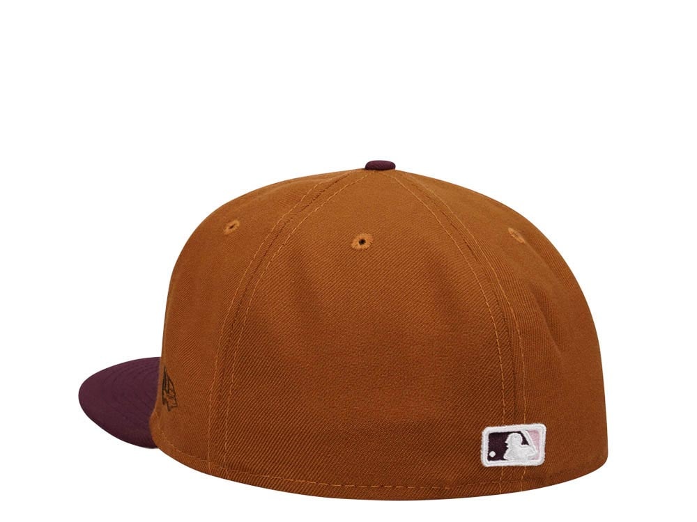 New Era Colorado Rockies All Star Game 2021 Peanut Butter Glace Two Tone Edition 59Fifty Fitted Hat