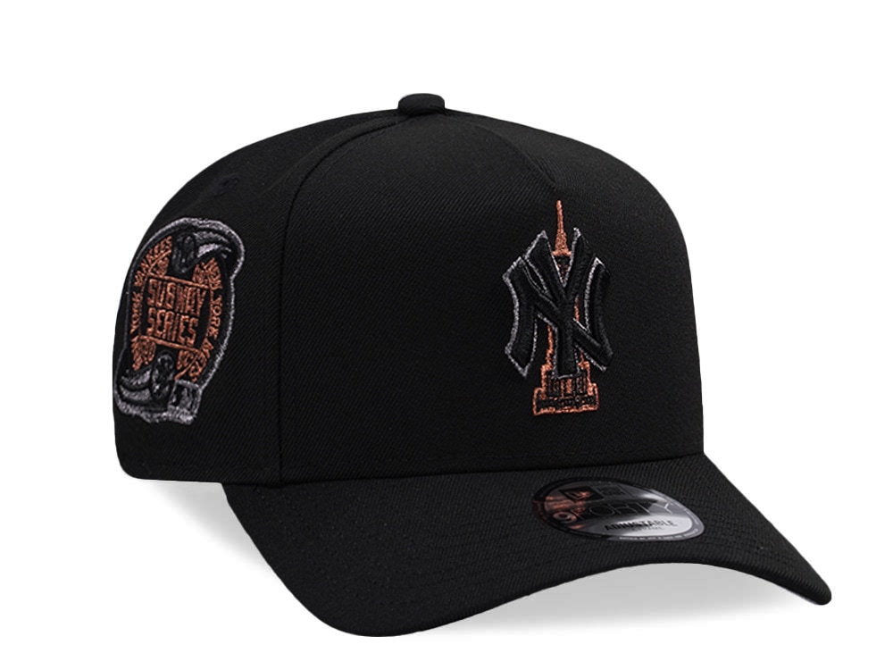 New Era New York Yankees World Series 2000 Black Prime Edition 9Forty A Frame Snapback Hat