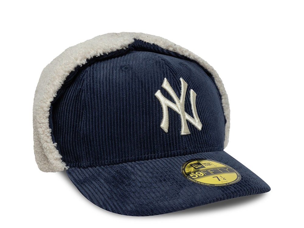 New Era New York Yankees Corduroy Navy Prime Dogear Edition 59Fifty Dogear Fitted Hat